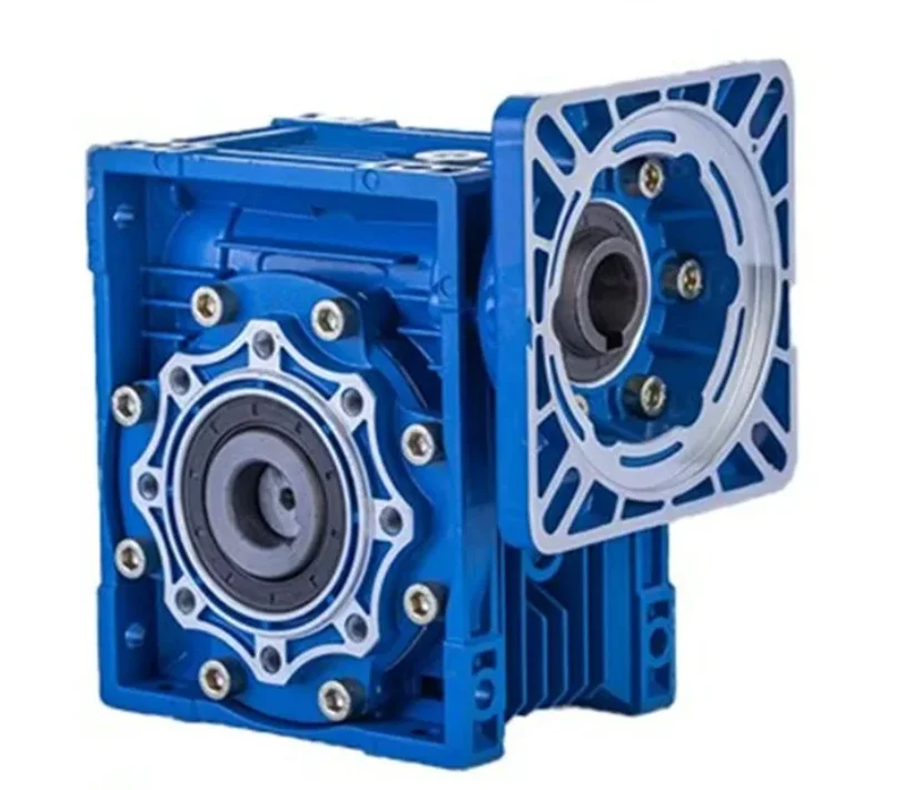 NMRV040 Worm Reducer 86*86 60*60mm Flange Input 14mm Output 18mm Square Flange Ratio 5 - 80 For Nema34 Stepper Motor