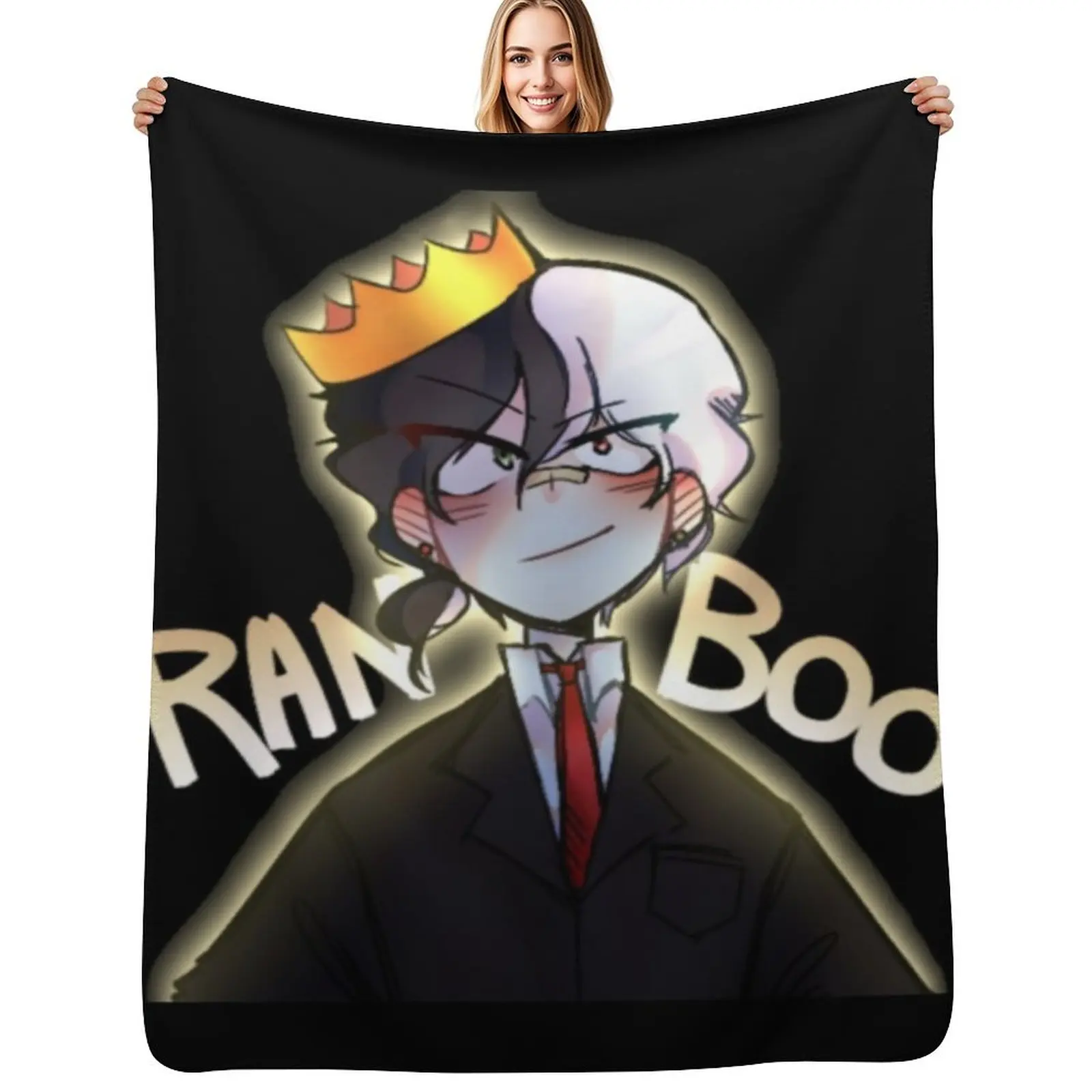

Ranboo Throw Blanket Soft Beds Plush blankets and throws Blankets