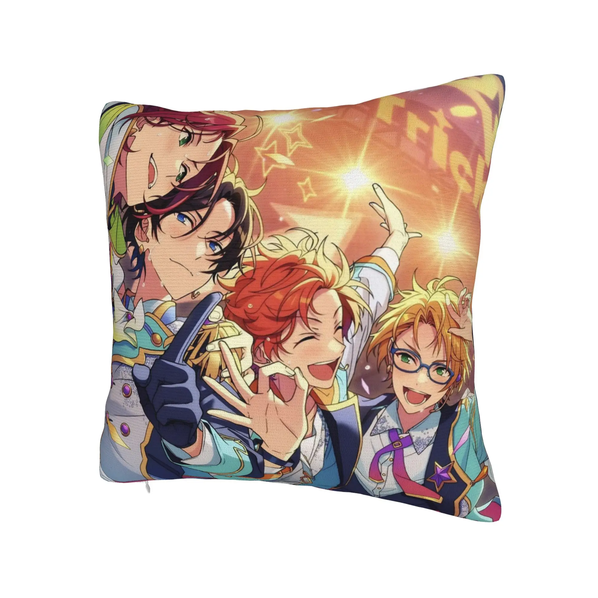 Decorative Pillowcase E-Ensemble-Stars Merch Chair  Pillow Case Cover Square Multi-Size