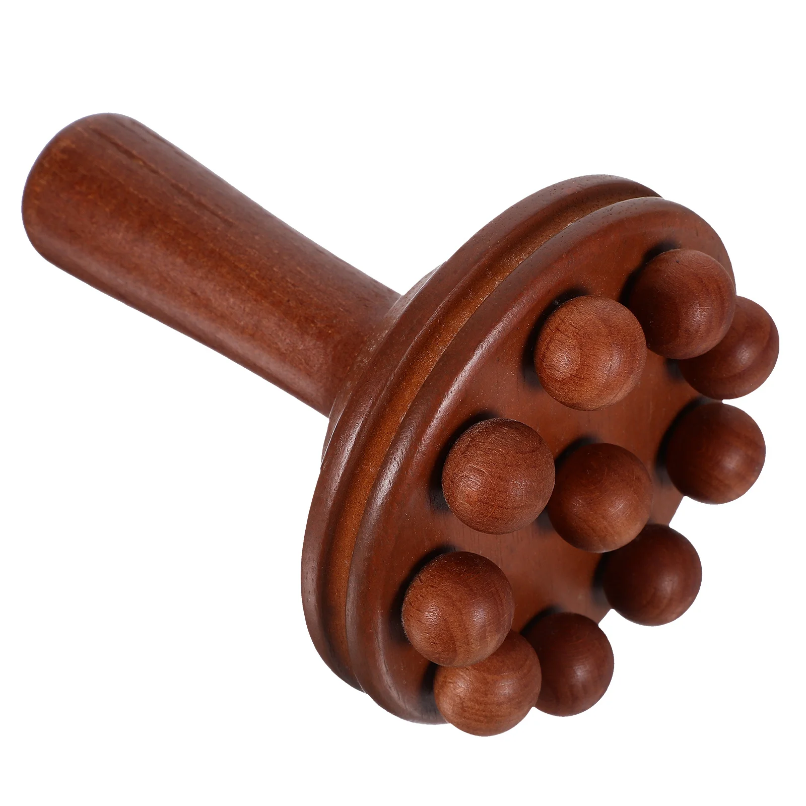 

Деревянный массажный инструмент, портативная щетка для тела, компактная, легкая для шеи, плеч, спины, ног, расслабления мышц ног, облегчения усталости