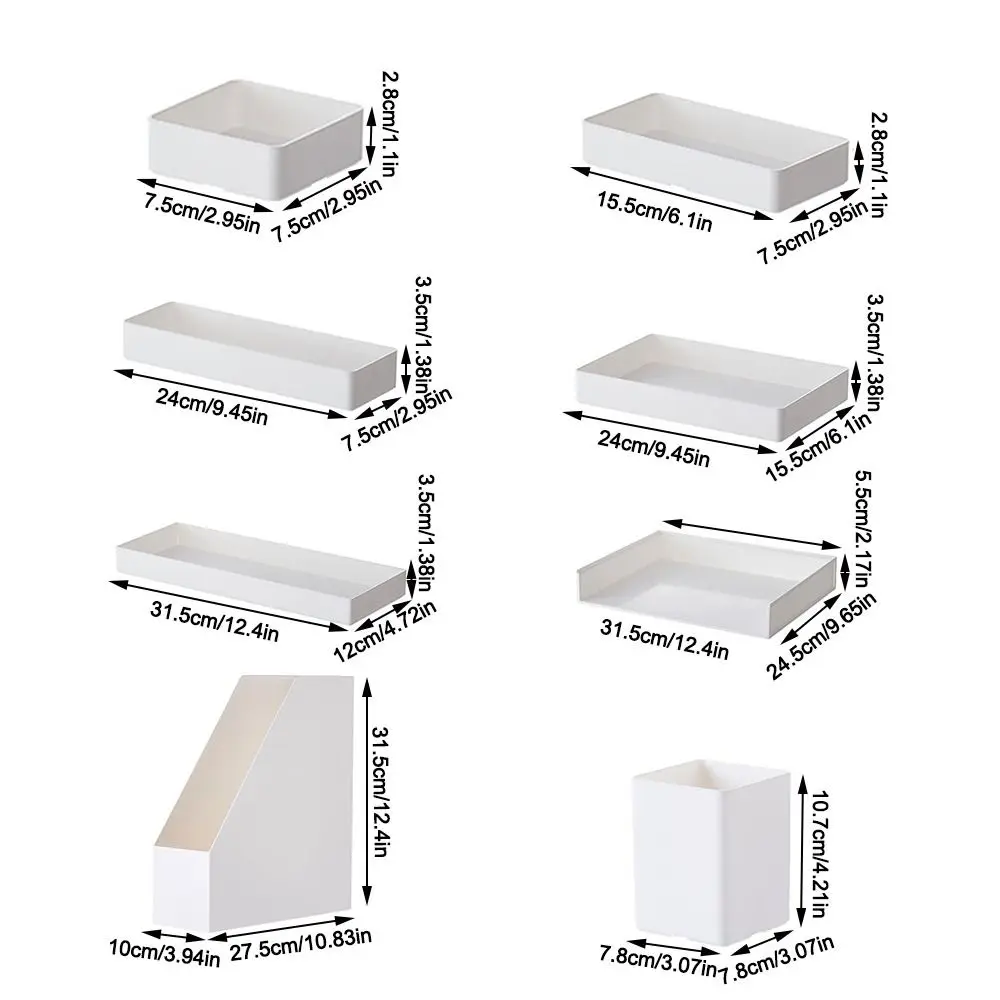 Étagères de rangement pour documents cosmétiques, boîte de rangement pour livres, bureau à domicile, étanche à la poussière, fichier de bureau de grande capacité