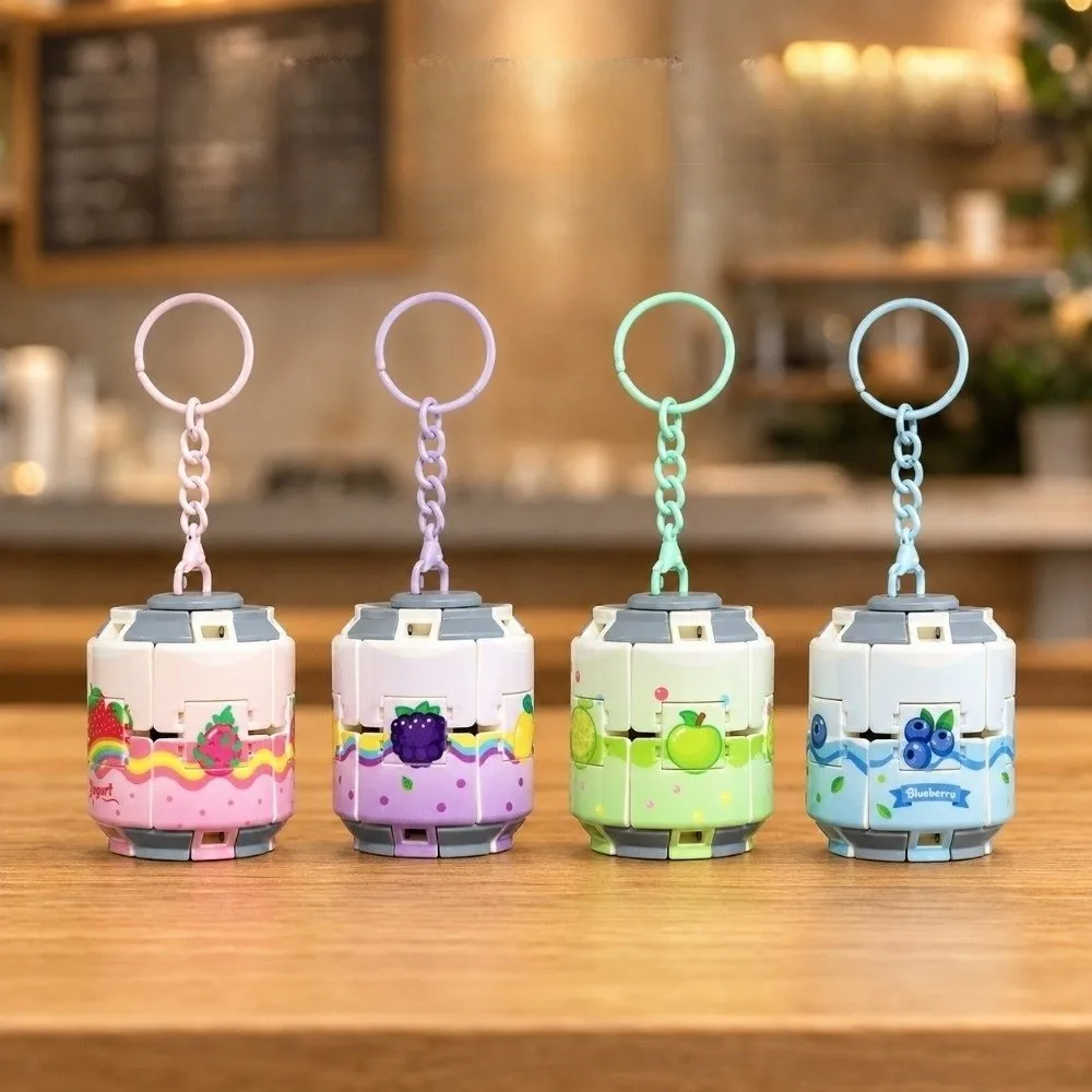 Kreativer Gyroball Soda-Dosen-Fidget-Anhänger, Taschen-Charm, dosenförmiger rotierender Schlüsselanhänger, lustiger Fingerspinner, Druck- und Drehspielzeug fürs Büro – Detail 6