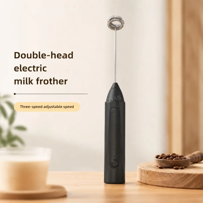 Wireless Milk Frother Electric Type-C Handheld Blender Stainless Steel Mini Coffee Maker Whisk Mixer For Coffee Cappuccino Cream