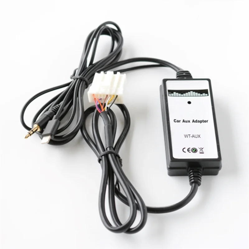 

Car Audio USB AUX Adapter 3.5mm AUX Interface CD Changer with for IPHONE Charging for Mazda 3 5 6, MPV, CX7