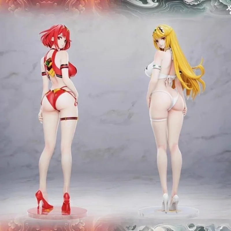 

Anime Figure Xenoblade Chronicles Pyra Mythra Swimsuit Pvc Collectible Model Desktop Decoration Ornament Gift For Anime