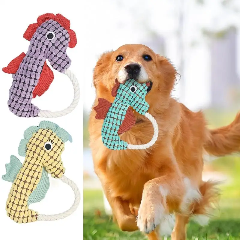 Прочные мягкие игрушки для собак, пищалка для прорезывания зубов, мягкая игрушка, хлопковая веревка, интерактивная игра, развлекательная кукла для домашних животных с морщинистой бумагой