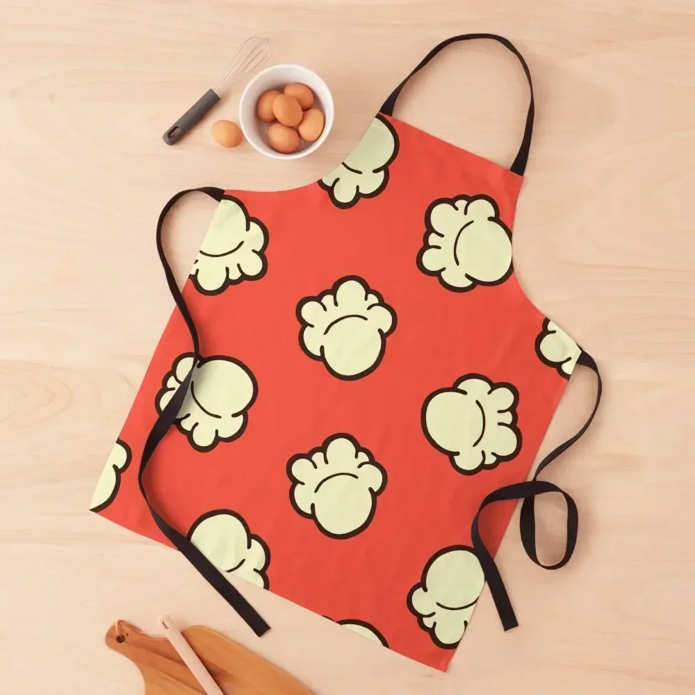 

Popcorn Pattern Apron Women's Dress Cooking Kitchenware Cooking Clothes Apron