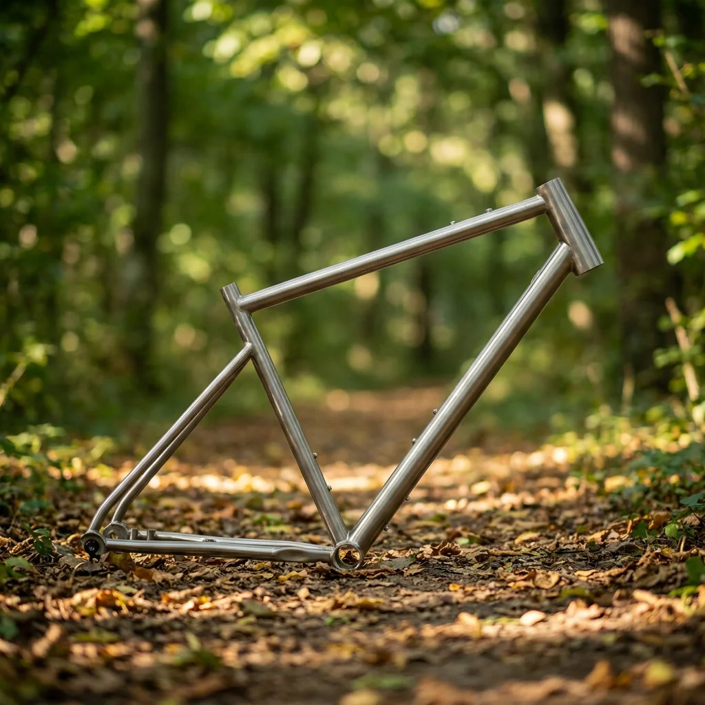 Waltly Light Weight Titanium Road Bike Frame With Standard Post Mount Disc Brake