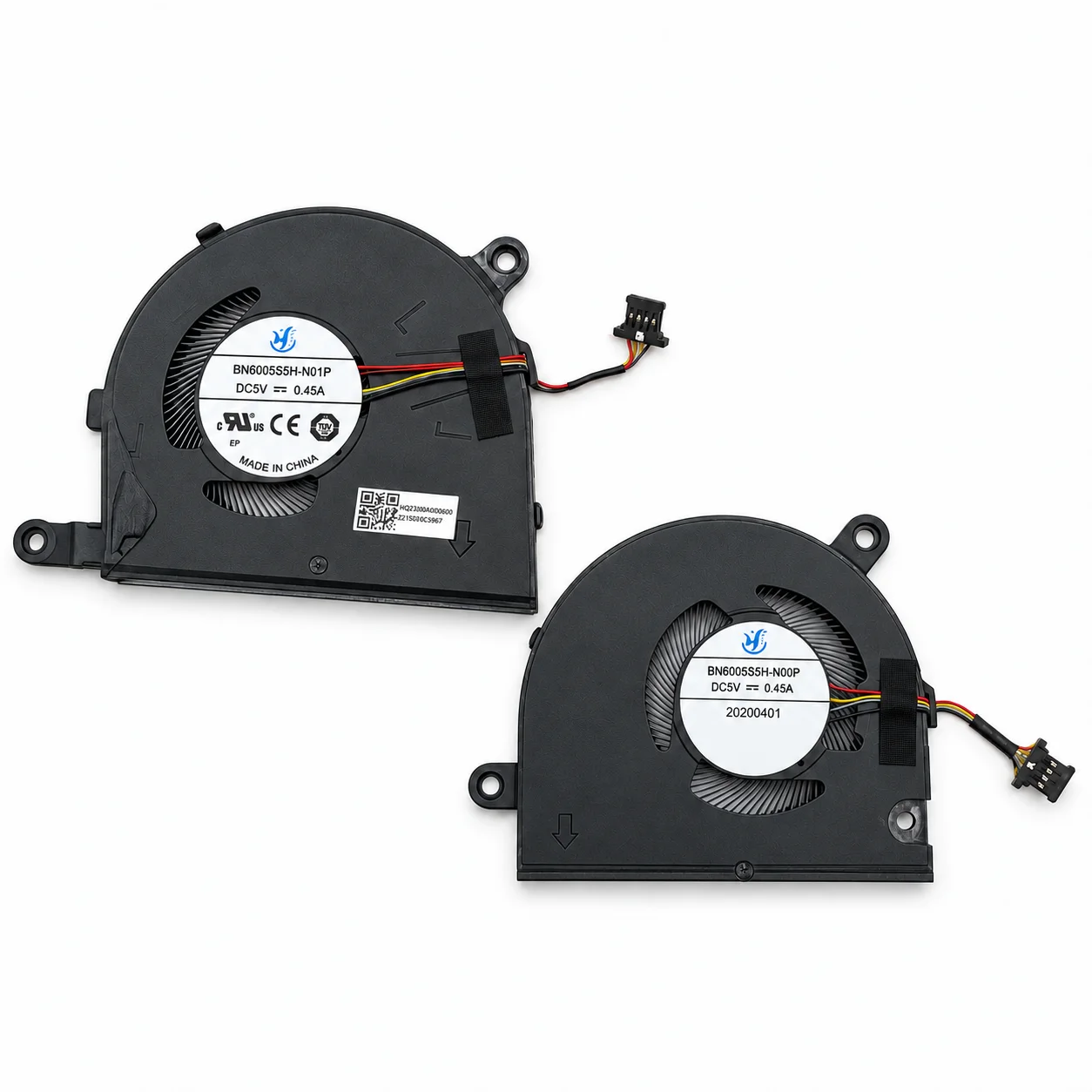 CPU GPU Cooling Fan for Lenovo Yoga Slim 7 Carbon 13ITL5, Yoga 13S 13sACN 13SITL 2021 Y Series, BN6005S5H-N01P N00P DC5V 0.45A