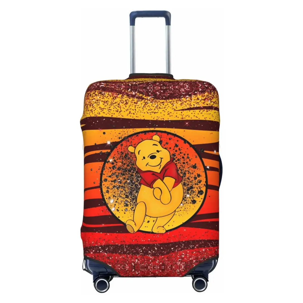 

Pooh Piglet Bear Suitcase Cover Animal Cartoon Elastic Travel Protection Luggage Supplies Flight