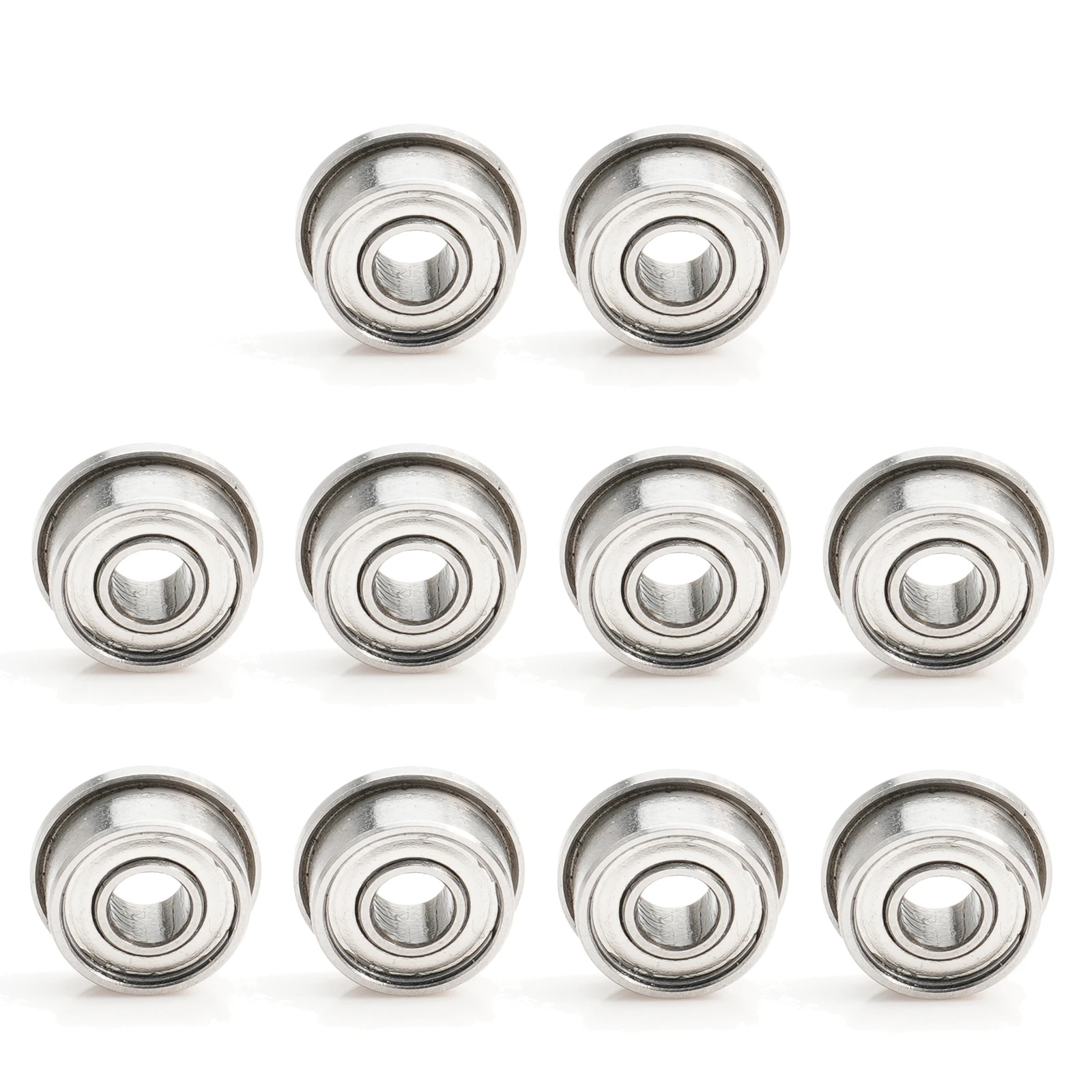 

FR2-5ZZ Flange Bearing 3.175*7.938*3.571 mm ( 10 PCS ) Inch Flanged FR2-5 Z ZZ Ball Bearings