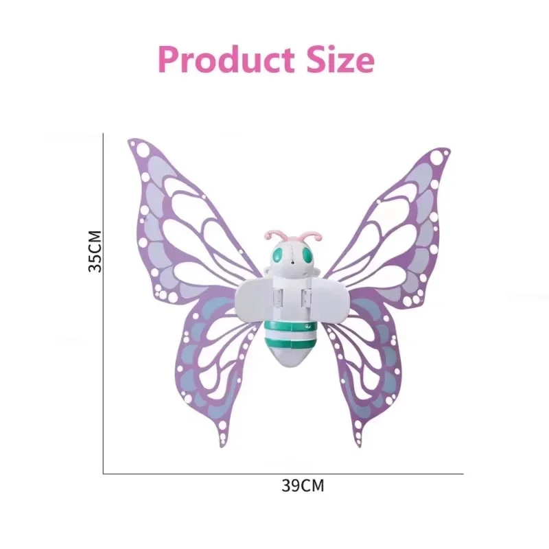 Electric Butterfly Wings Moving Elf Wing with Light Fairy Wings for Kids Birthday Christmas Cosplay Dress Up Angel Girls Toy