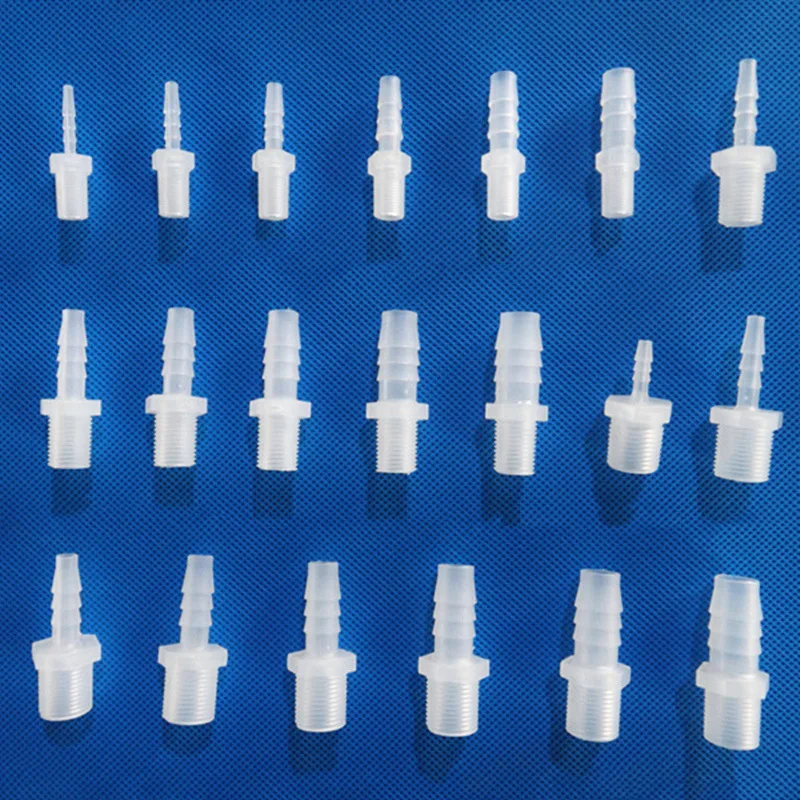 

5Pcs/Pack 1/4" Thread To 4.8mm-12mm Garden Watering Plastic Straight Connectors Hose Fitting Adapters