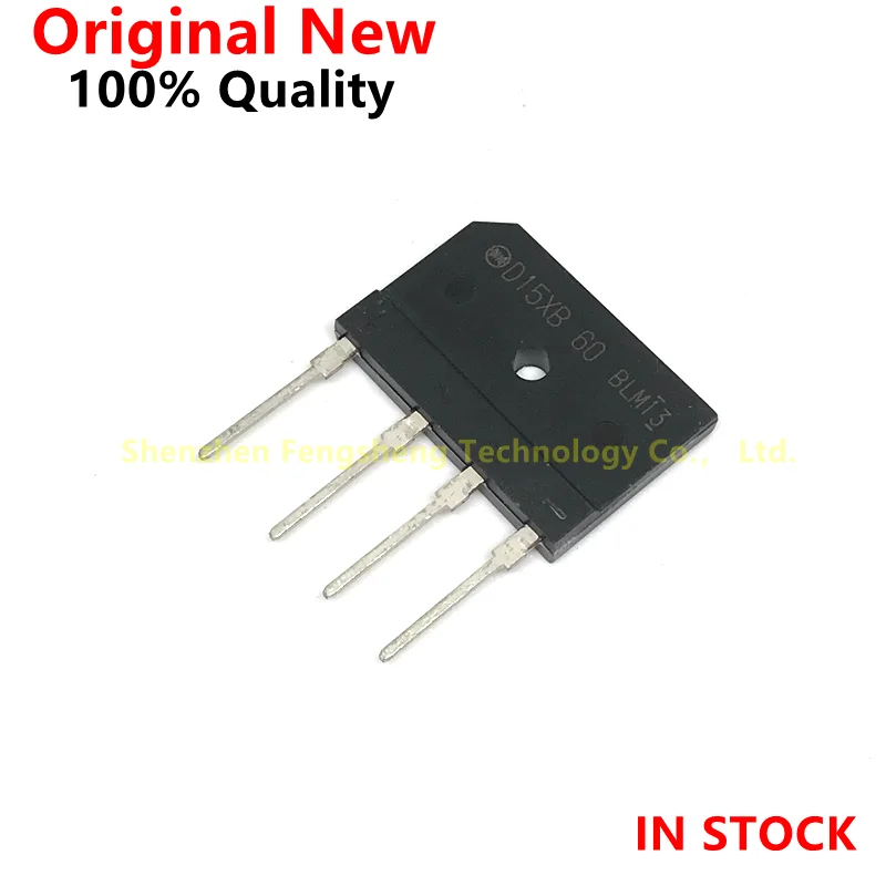 

(1piece)100% New D15XB60 15A 600V Induction cooker special rectification bridge pile D15XB 60 ZIP-4 In Stock