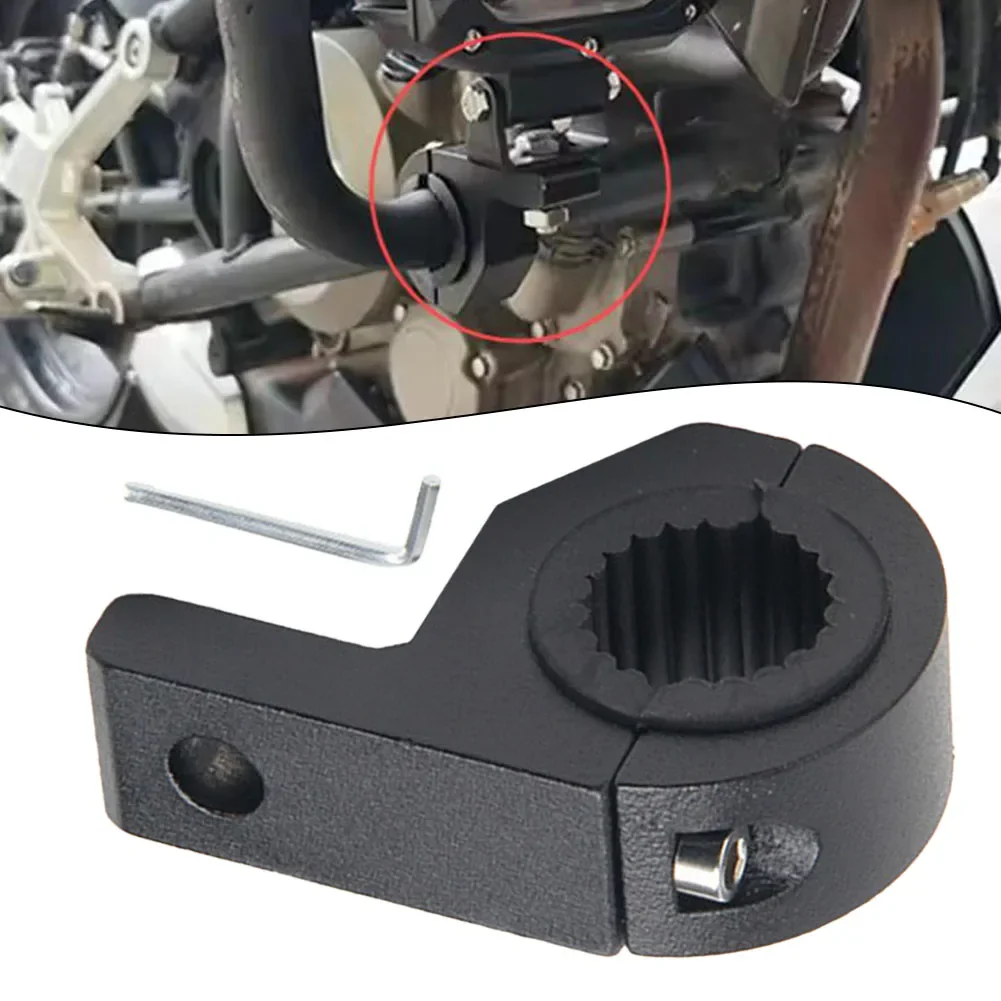 Rearview Mirror and Spotlight Mounting Bracket for Motorcycles Scooters ATVs with Expandable M8 Threaded Hole Options