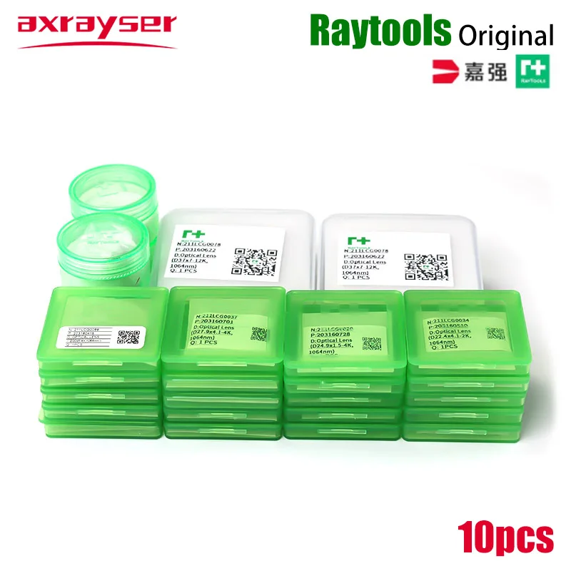 Imagem -02 - Raytools-original Laser Protective Windows 37x7 Optical Protection Lens 27.9x4.1 Fused Silica Fiber Peças da Máquina de Corte