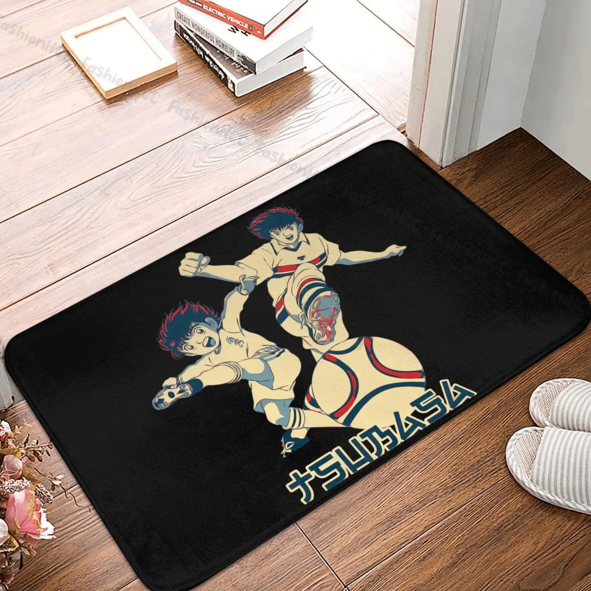 

Captain Tsubasa Football Anime Bedroom Mat Character Doormat Kitchen Carpet Balcony Rug Home Decoration