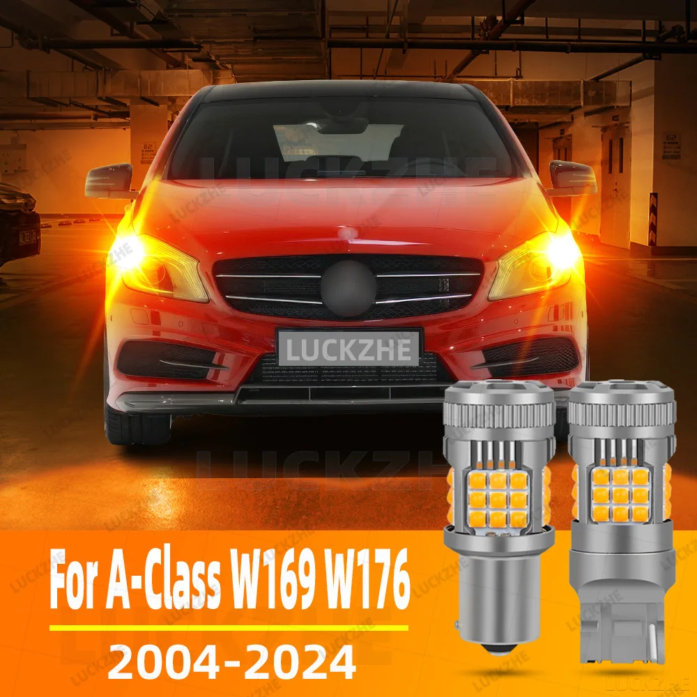

Front Rear LED Turn Signal Light For Mercedes-Benz A-Class W169 W176 Indicator Turn Signal Lamp LED Blinker Bulb Amber 2004-2024