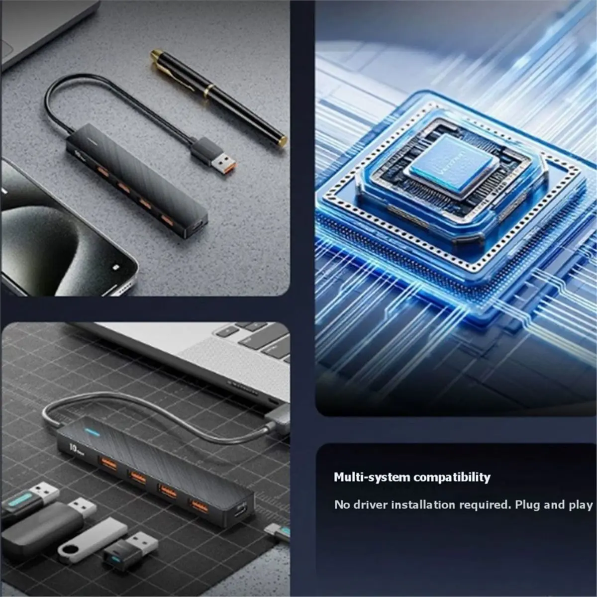 a20z-usb-32-gen2-ハブ-10gbps-usb-a-タイプ-c-4-ポート-スプリッター-マルチポート-アダプター-ノートパソコン用