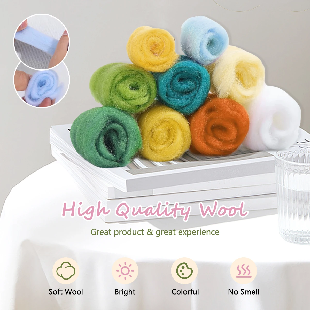 DIY Wool Felting Kit for Beginners, Complete Set