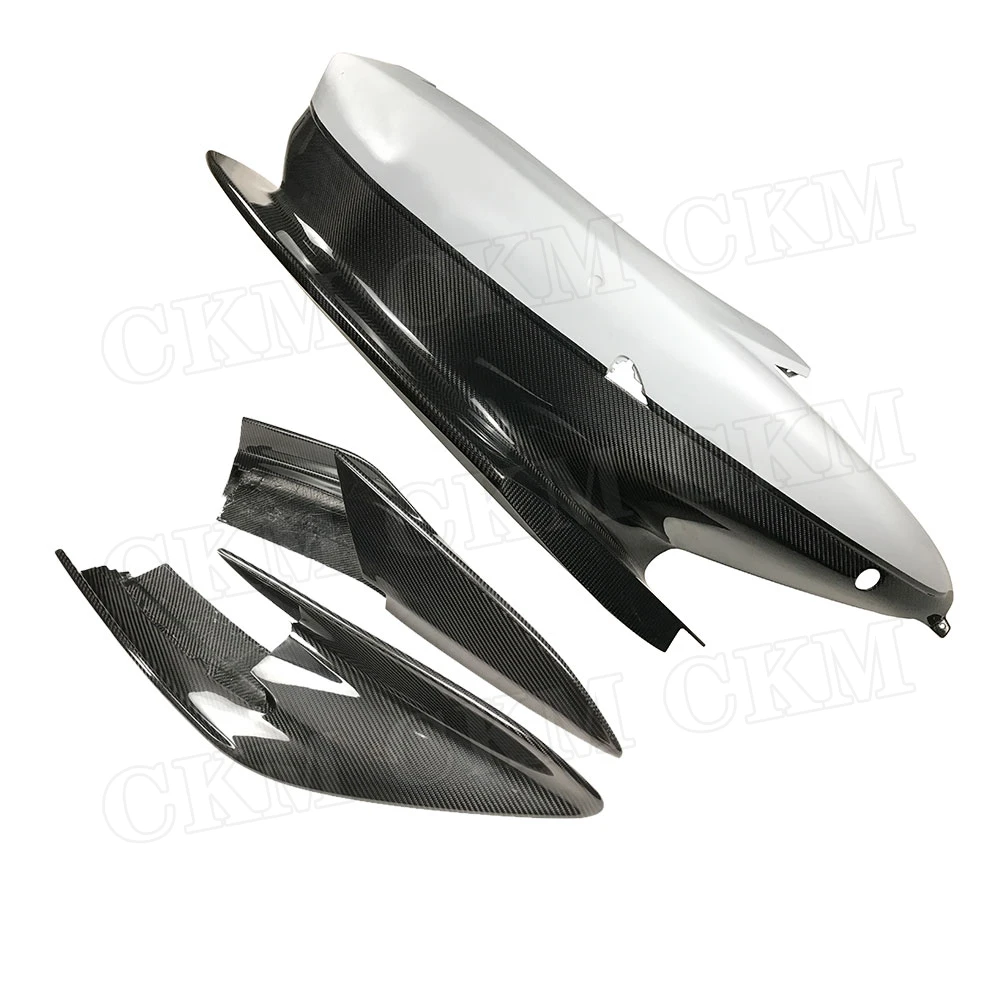 Dry Carbon Fiber 600LT Style Front Bumper Spoiler Lip Side Splitters Aprons For McLaren 540C 570S 570GT Bumper Guard