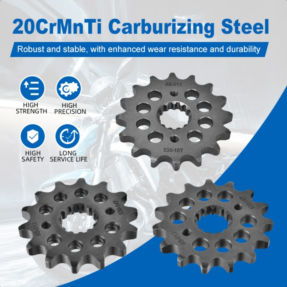 530 16T 17T 18T Front Sprocket for Suzuki GS400 GS425 GS450 RG500 GS550 GSF600 GSX600 Katana GSF650 Bandit GSX-R750 GSX-R1000