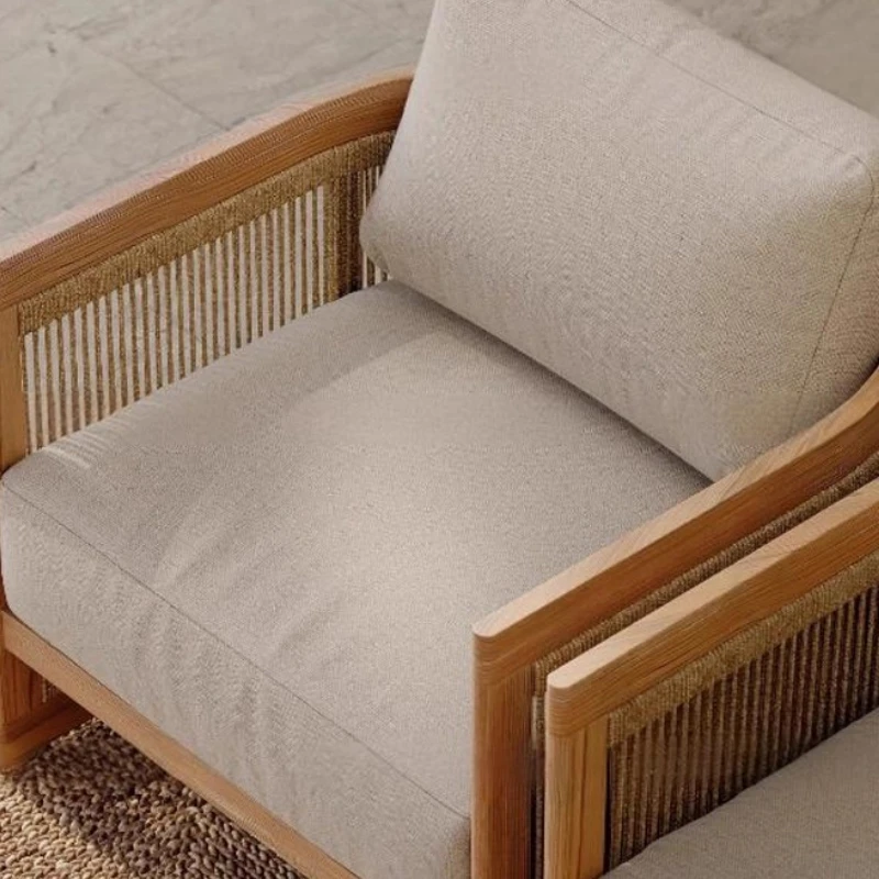 Garden sofa placed on a patio setting