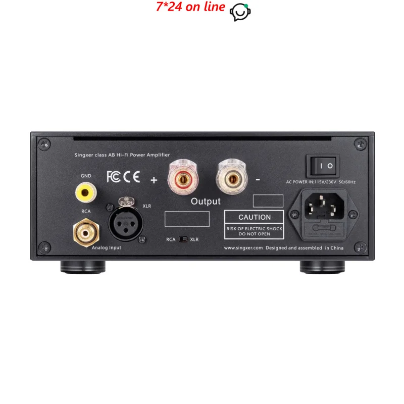 

Singxer SA-90 HiFi Class AB Ultra-low Distortion Mono Power Amplifier 200W High Power Audio Amplifier 90W/8ohm, 180 W/4ohm