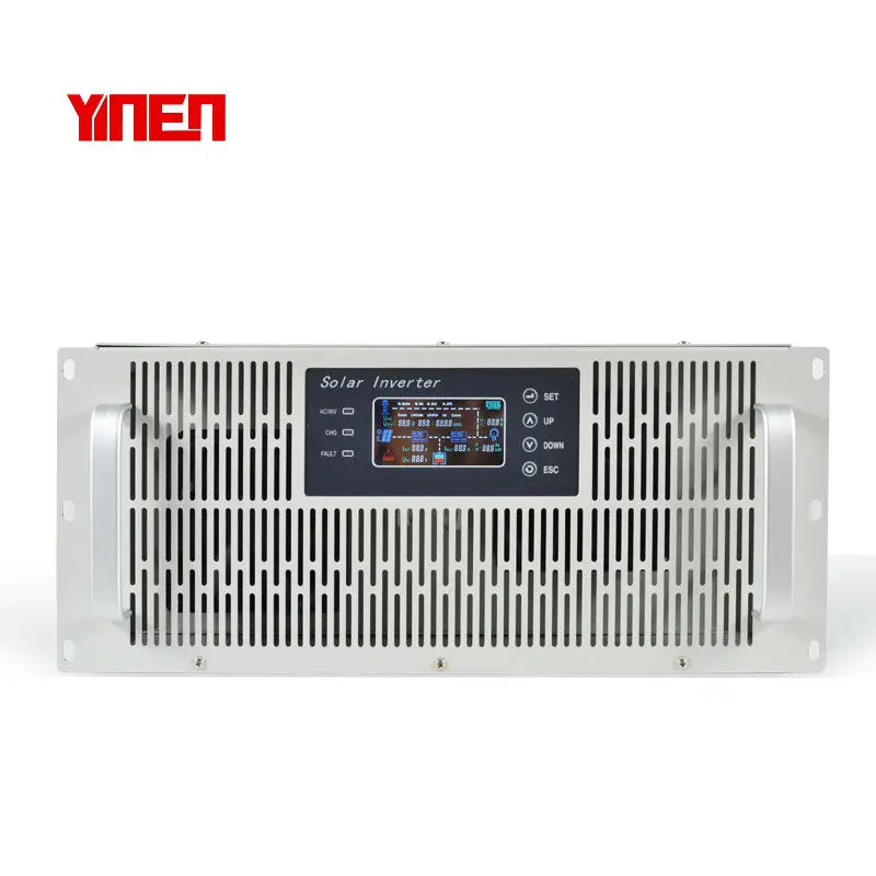 5KW rack type hybrid inverters 5000W 24V/48V/96V 100A MPPT hybrid solar inverter AC 110V 220V Output