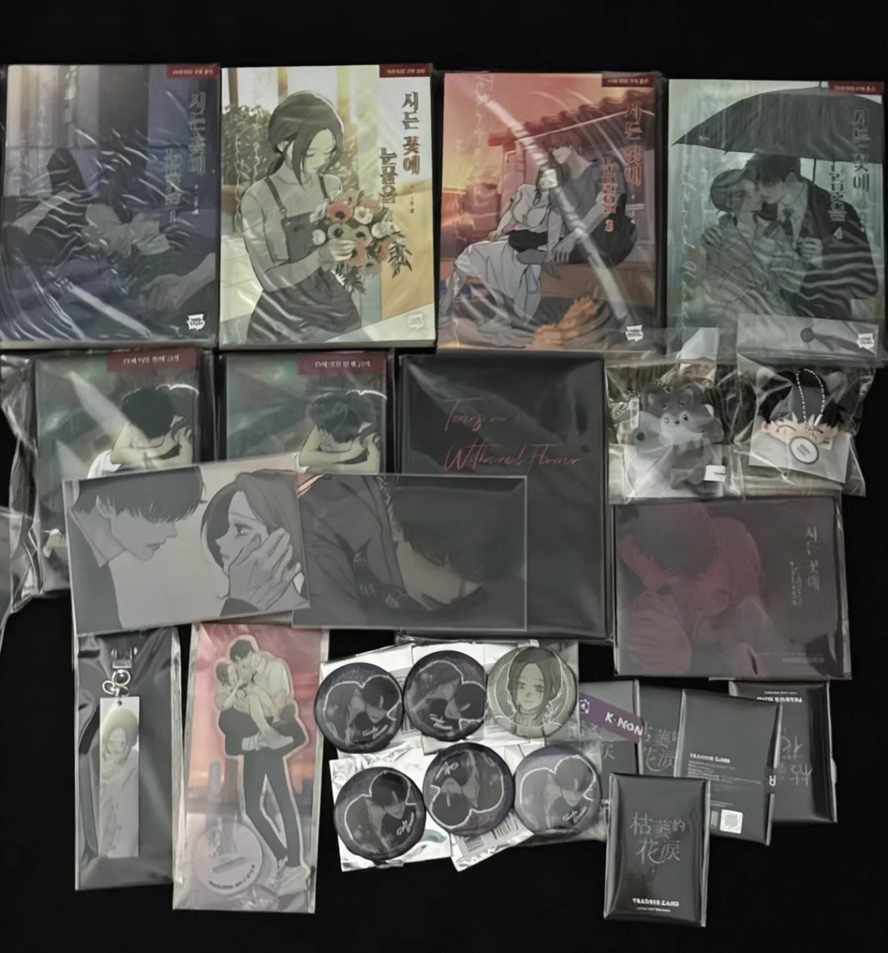 Tears on withered flowers manhwa book volume1-6(in korean)official merchandise and other goods can be choose(prefume )pre sale view 6