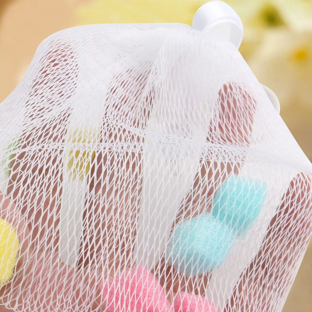 

5pcs Foaming Bubbling Net For Facial Cleanser Soap Maker Pouch Shower Tool Soap Saver Scrubber Wash