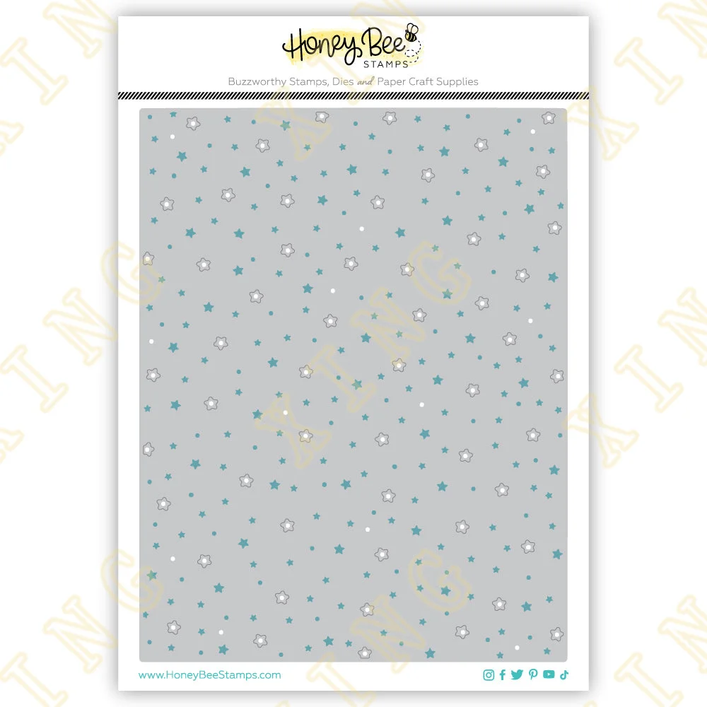 Scattered Stars A2 Cover Plate Metal Cutting Dies 2023 Arrival New Cut Die Various Card Series Scrapbook DIY Paper Craft