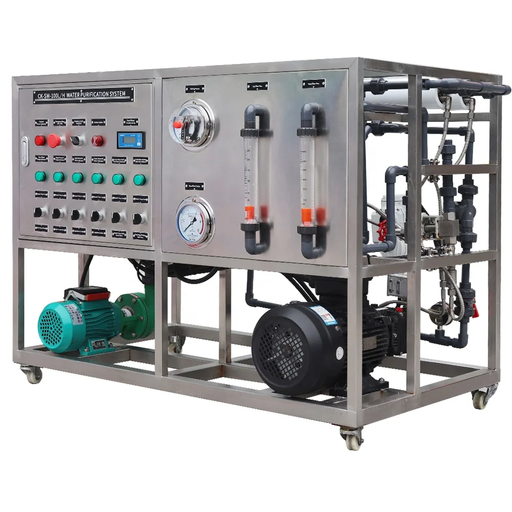 100l Small Sea Water Reverse Osmosis Commercial Ro Plant Mineral Water Treatment System Water Purification System