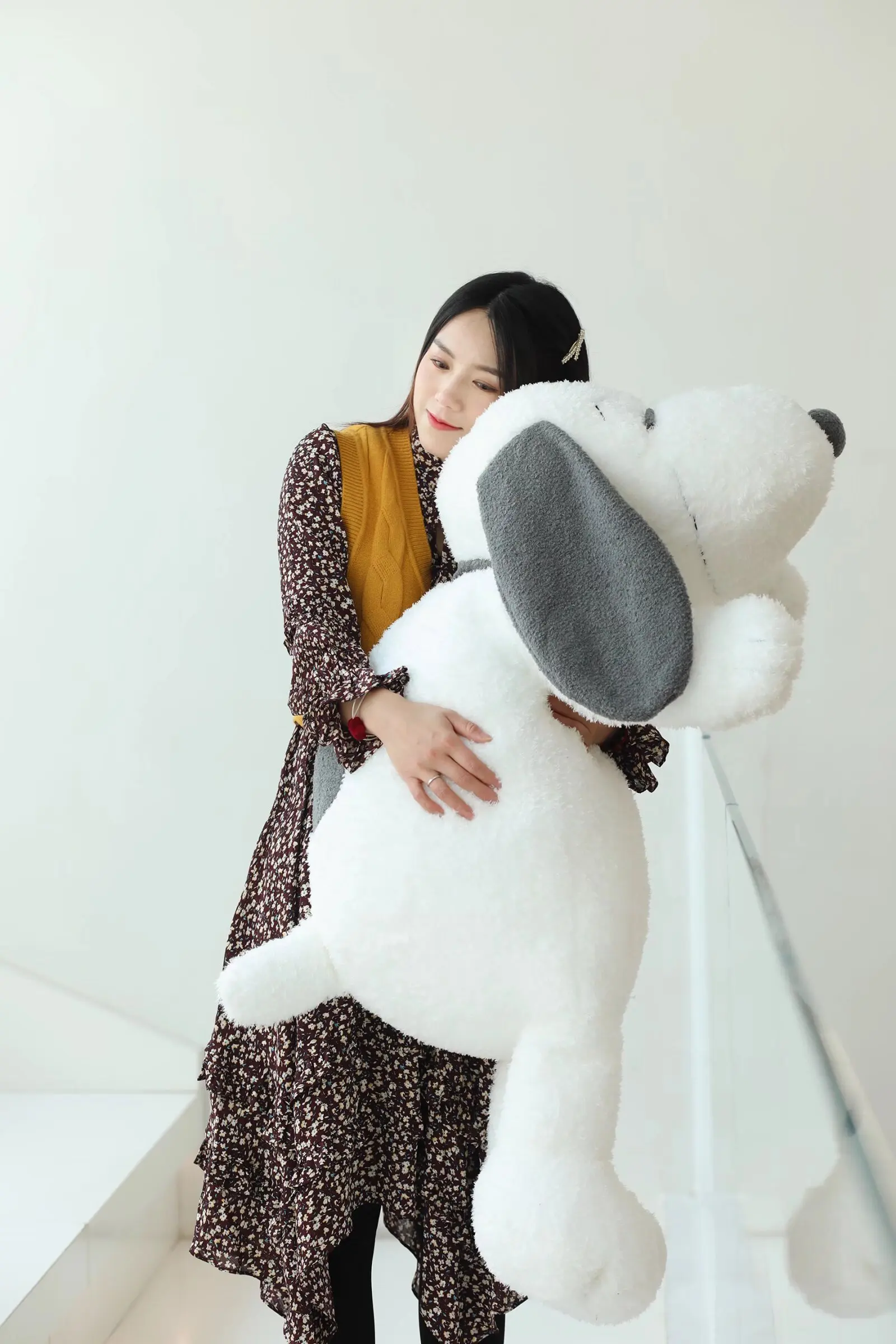 

Big Size Snoopy Plush Toy Snoopy Stuffed Doll Children's Toy Snoopy Plushies Pillow Korean Lazy Style Home Decoration Girl Gift