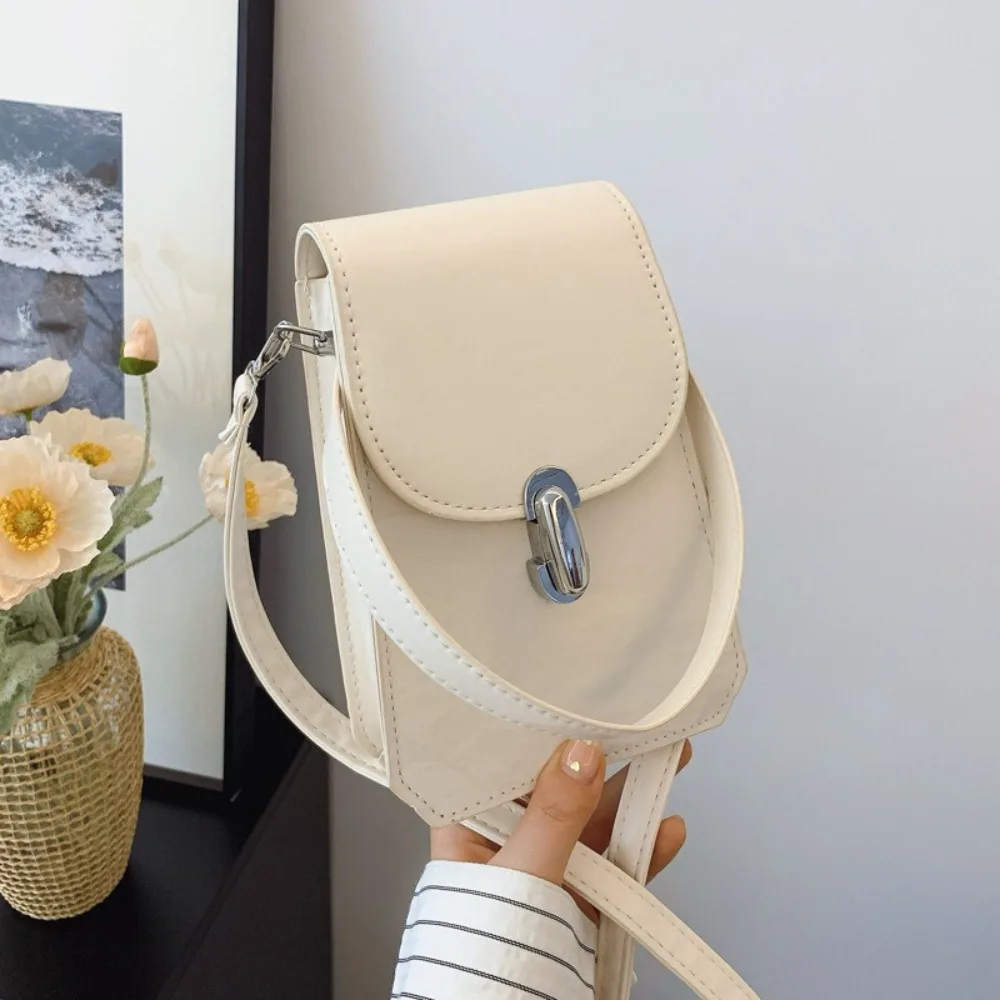 

Versatile Luxury Lady Mini Crossbody Bag Portable PU Leather Handbag Mobile Phone Bag for Women