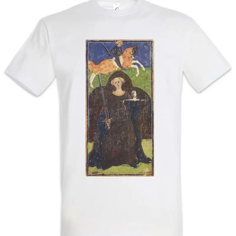 T-shirt Tarot Arcanum Justice, cartes, symboles, signes, logo, insignes