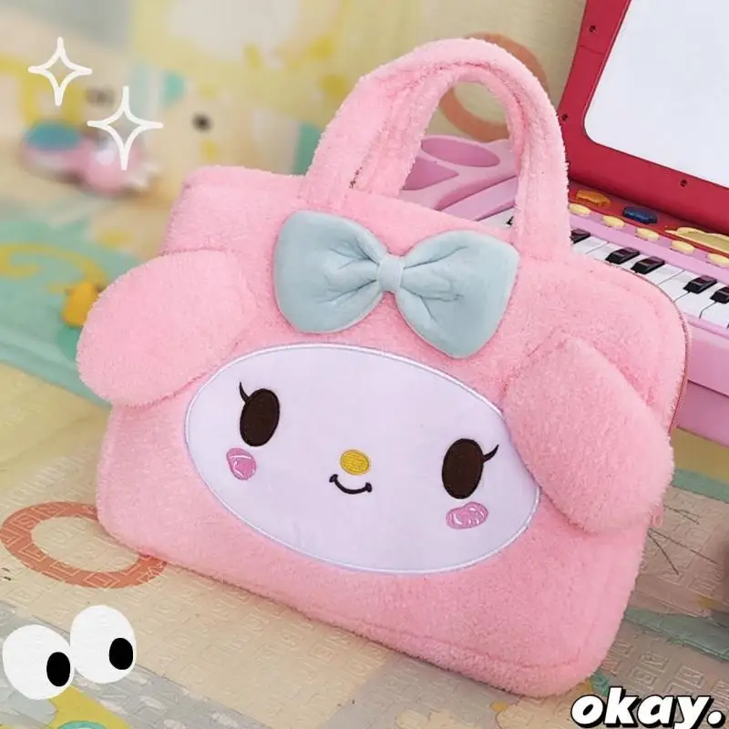 My Melody Kuromi Cinnamoroll Laptop Case Handbag Anime Cartoon Sanrio 15.6 Inch 14 Inch 16 Inch Student Laptop Bag Girls Gift