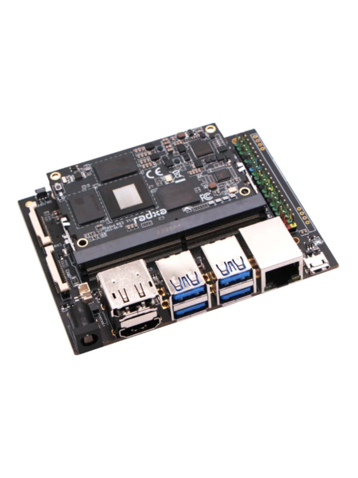 

Radxa NX5 Rockchip RK3588S Восьмиядерный процессорный вычислительный модуль Высокопроизводительный встроенный номинал с интерфейсом SODIMM
