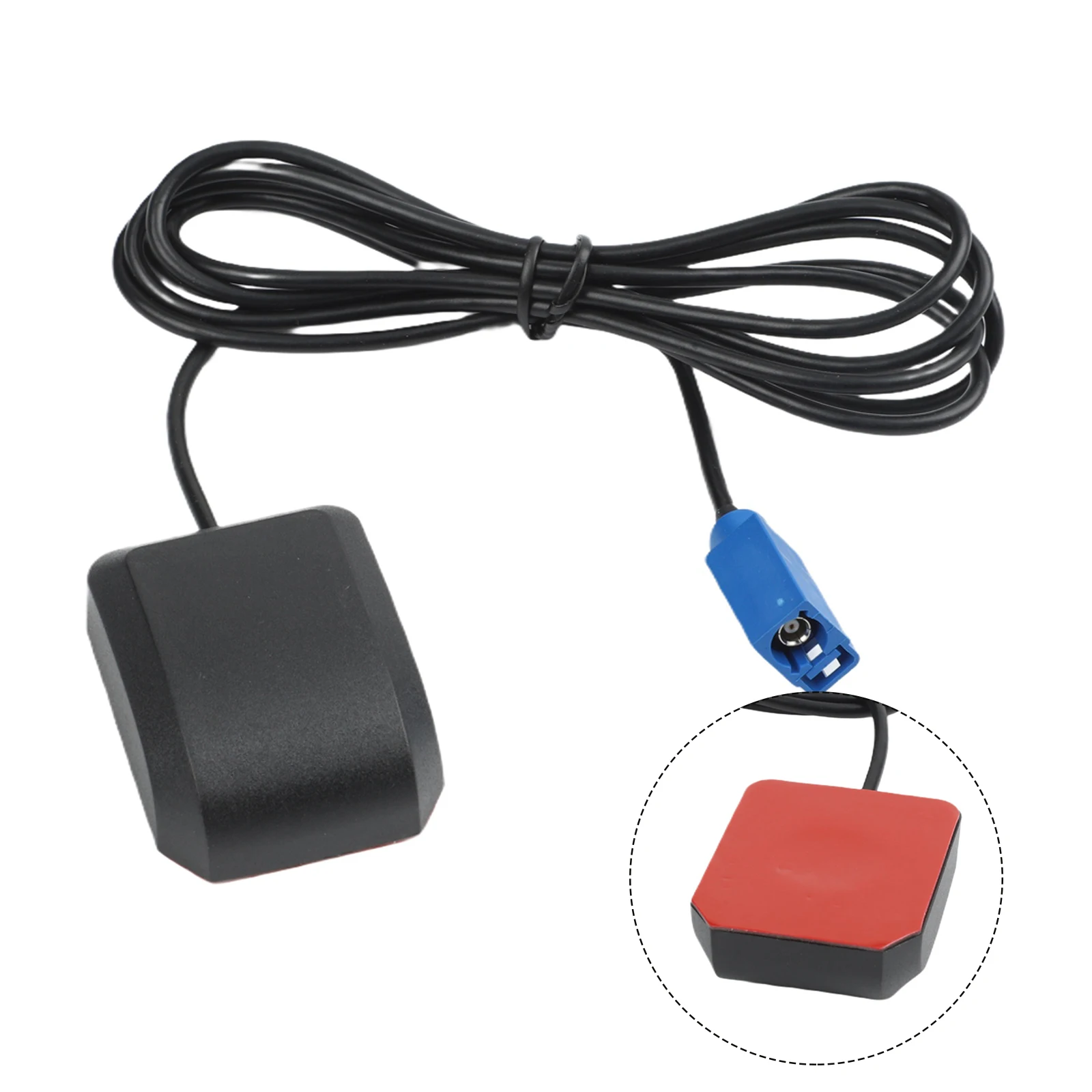 Vehicle GPS Antenna with For FAKRAC Male Connector Suitable for Most Car Navigation Devices Strong Signal Reception