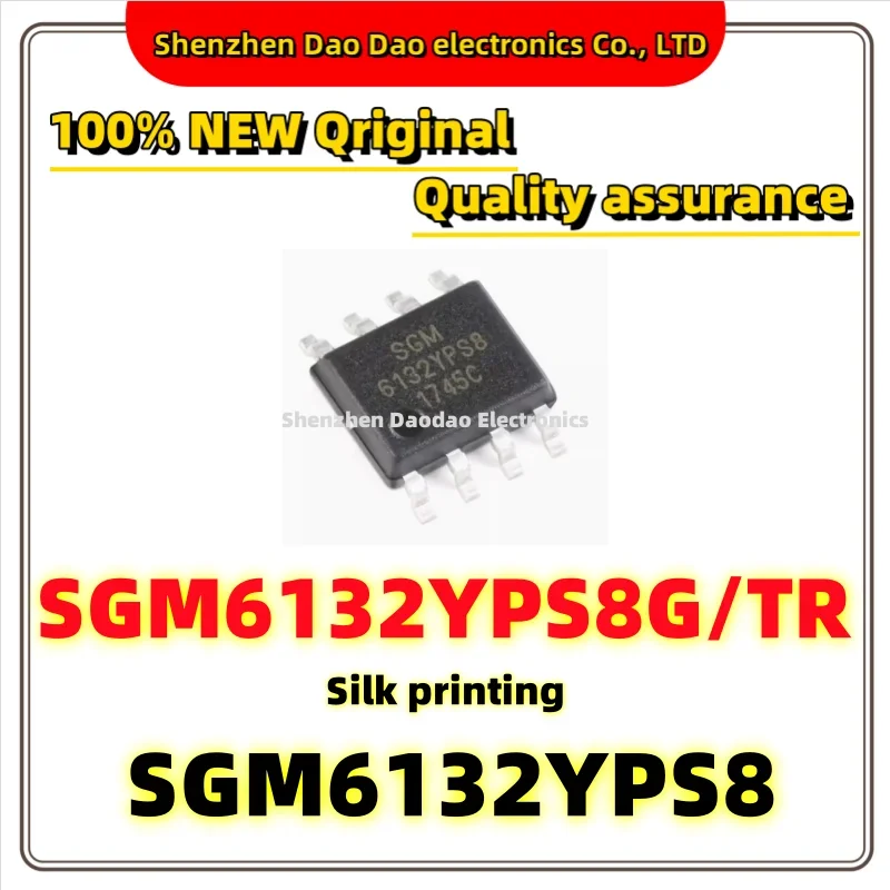 

10Pcs SGM6132YPS8G/TR Silk screen SGM6132YPS8 SOIC-8 1.4MHz DC-DC Buck Converter chip IC New original