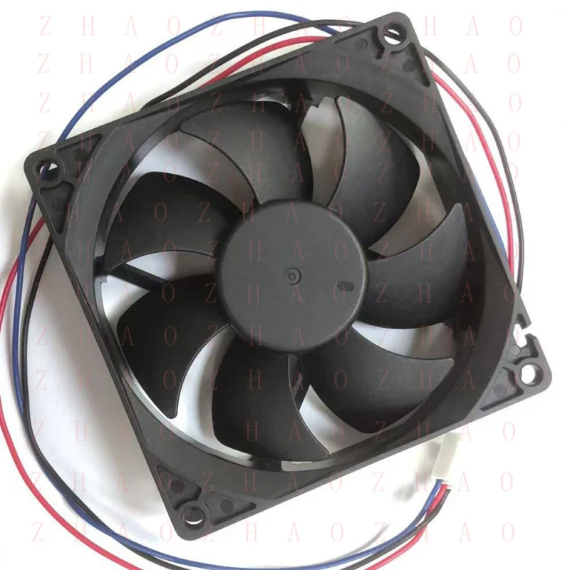 L+ (Built-in Thermal Sensor Super Quiet) for HP Blue 92MM Case fan 3-Pin Plug PV902512L