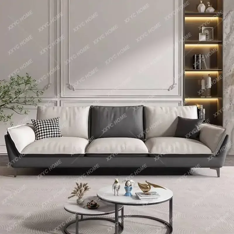 XXCushion Massage Living Room Sofas Brown Vintage  Modern Living Room Sofas Modular Cute Banken  Furniture For
