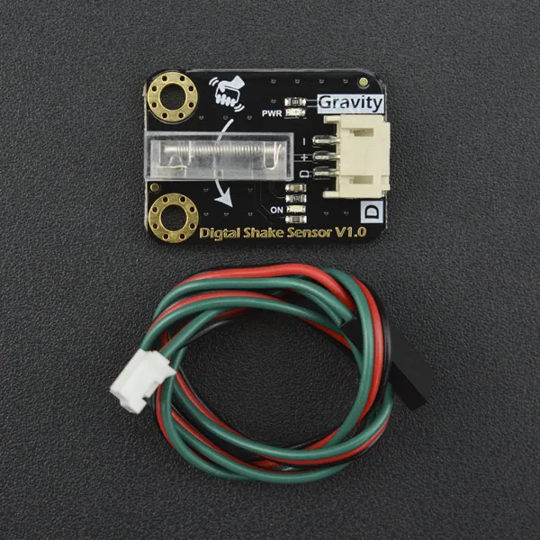 Gravity: Digital shake sensor (hand shake detection, shake to switch color lights)