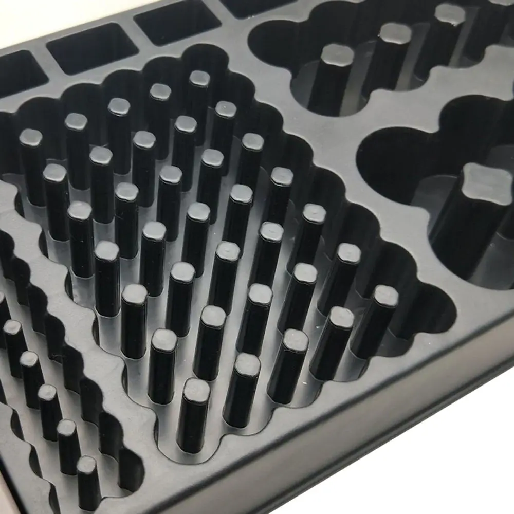 2022 New Battery Storage Organizer Holder with Tester Battery Caddy Rack Case Box Holders Including Battery Checker For AAA AA C