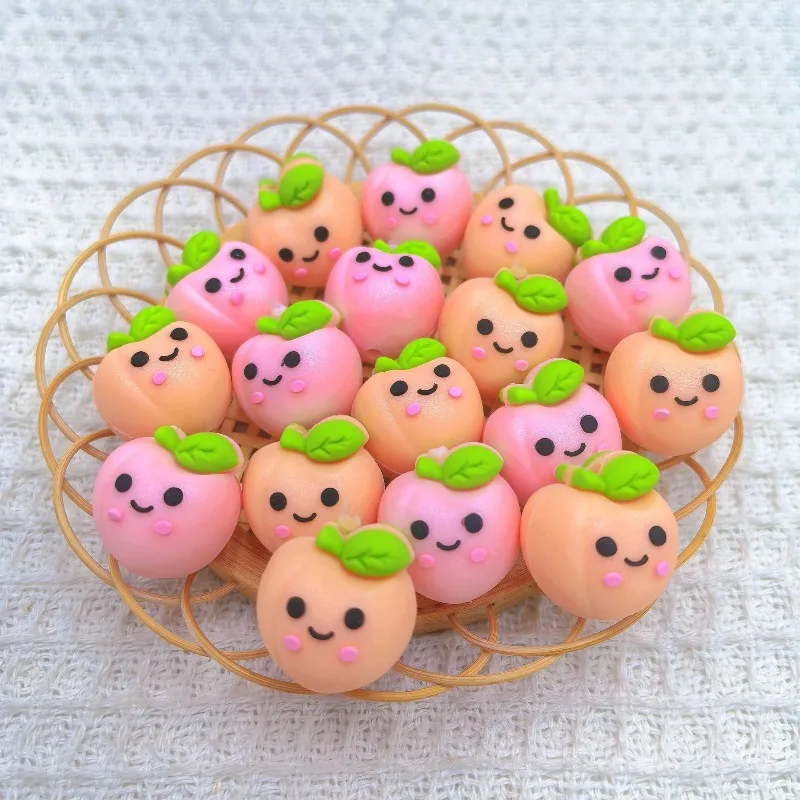 20pcs New 3D Silicone Beads Food Grade Focal beads For Jewelry Making DIY Pacifier Chain Bracelet Necklace Jewelry Accessories