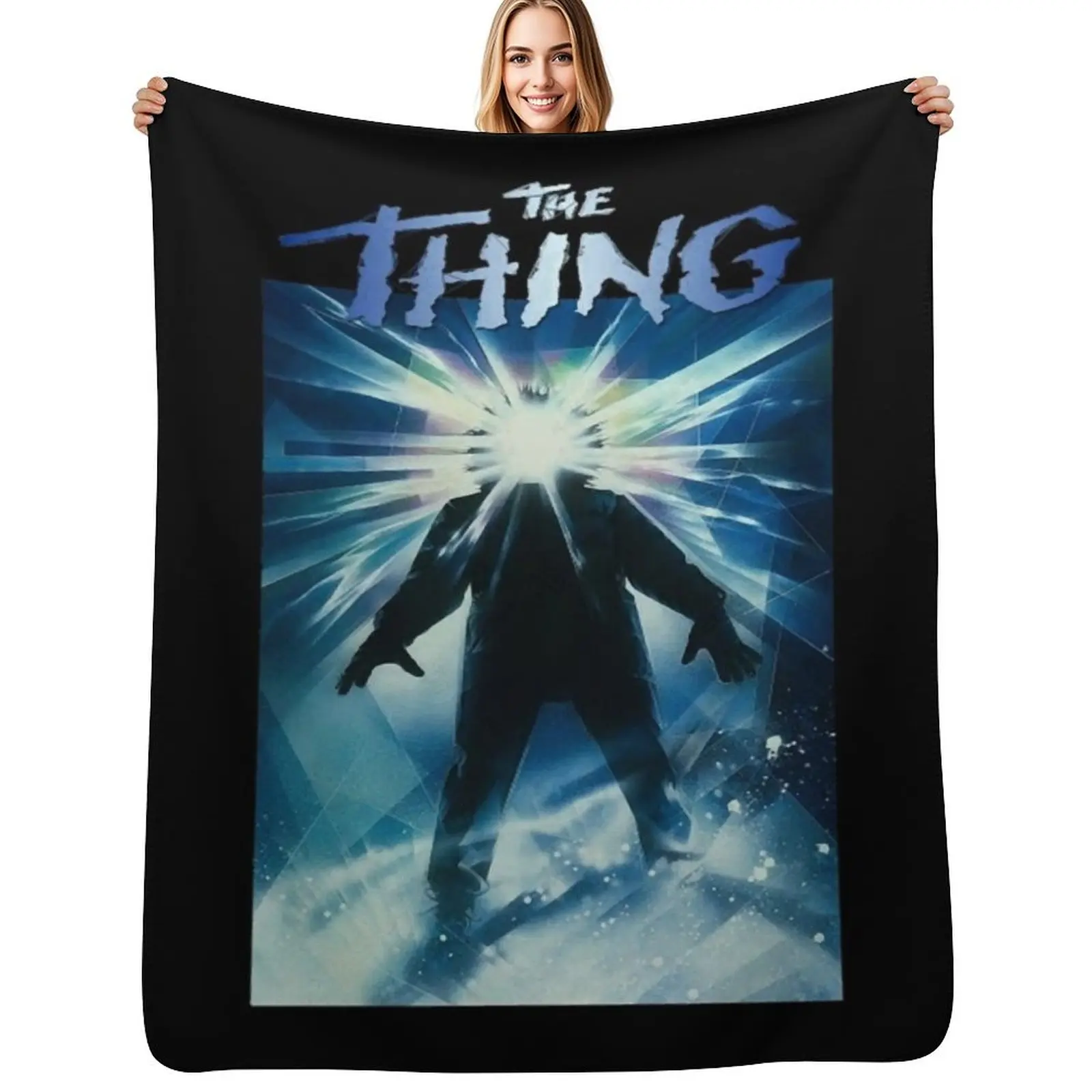 

The Thing (1982) Throw Blanket No Pilling Soft Warm Blanket for Bed