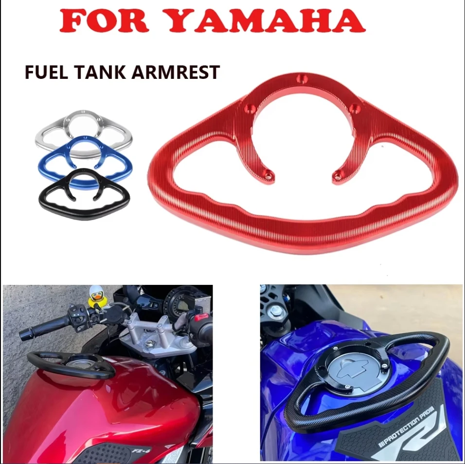 Para Yamaha YZFR6 R1 R3 R25 MT09 MT07 FZ1 FZ6 FZ8 YZF600 empuñaduras de pasajero de motocicleta agarre de mano tanque de combustible reposabrazos