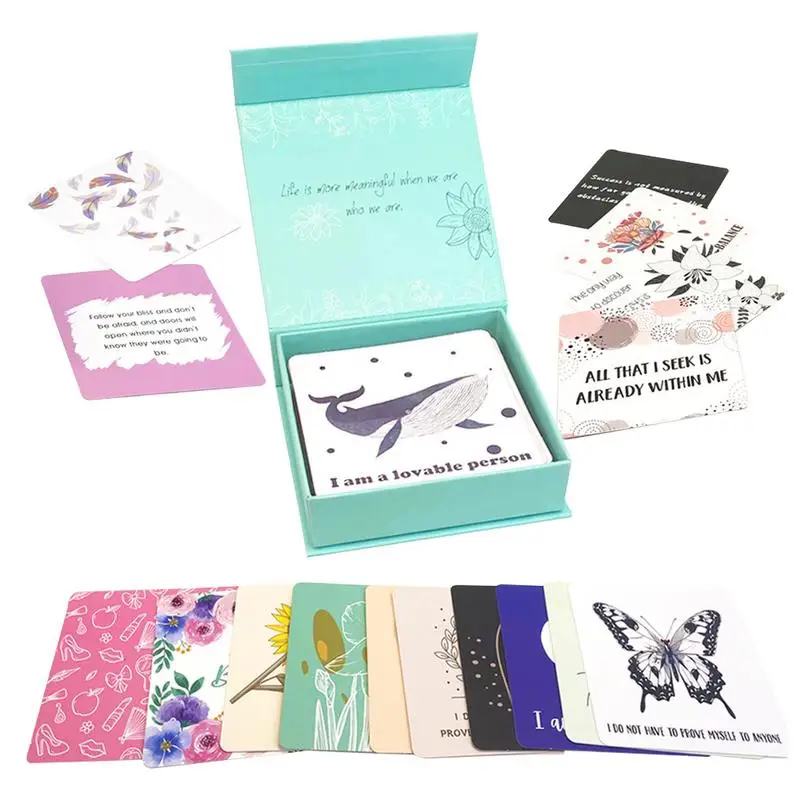 

Affirmations Cards For Women Inspirational Cards With Positive Affirmations Inspirational Positive Affirmations Mindfulness