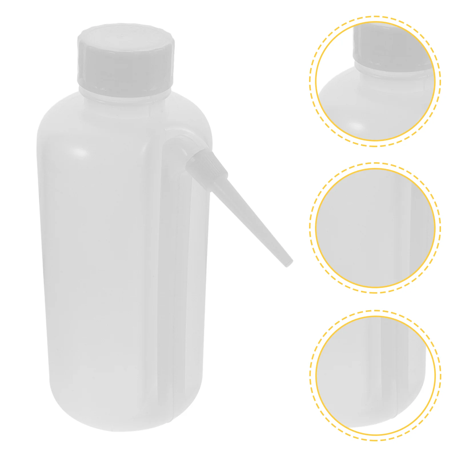 4 Pcs Plastic Wash Bottle Containers Bottles Squeeze Cleaning Safety Washing Refillable Empty