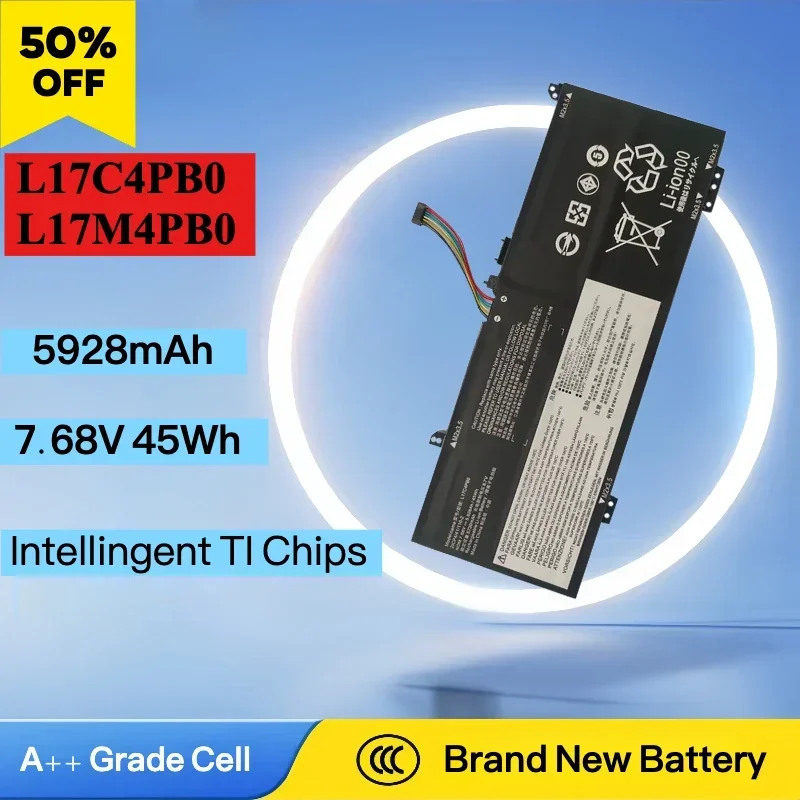 

2025 Brand New Laptop Battery For Lenovo Flex 6-14 IdeaPad 530s-14IKB 530S-15IKB 7.68V 45Wh L17C4PB0 L17M4PB0 L17M4PB2 L17C4PB2